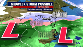 More snow? Midweek storm could bring more snow to DC region; polar vortex brings weekend arctic blast