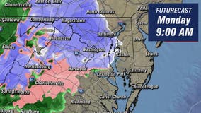 Wintry mix possible for parts of DC region Monday morning