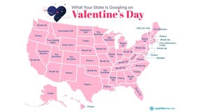 What is your state Googling the most on Valentine's Day?