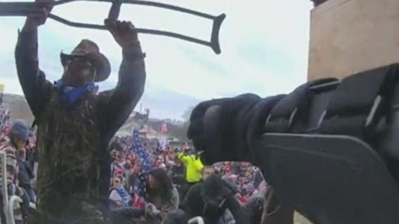 TV actor at Capitol riot facing assault, interference charges for using crutch as a weapon