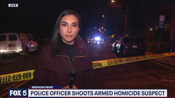 Police officer shoots armed homicide suspect