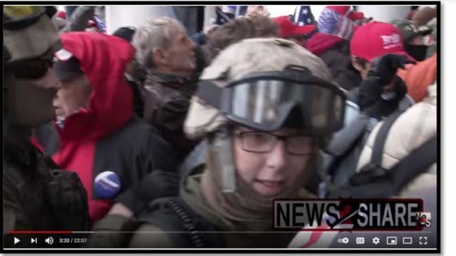 Oath Keeper says she was providing security, had VIP pass before Capitol riot