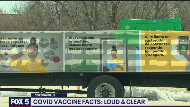 Maryland Health Department deploys sound truck to fight vaccine misinformation