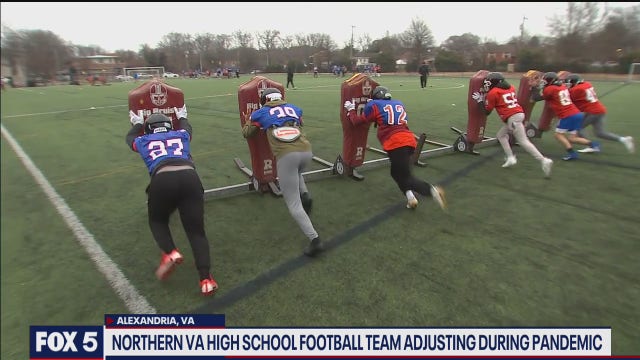 T.C. Williams High School football team adjusting during the pandemic