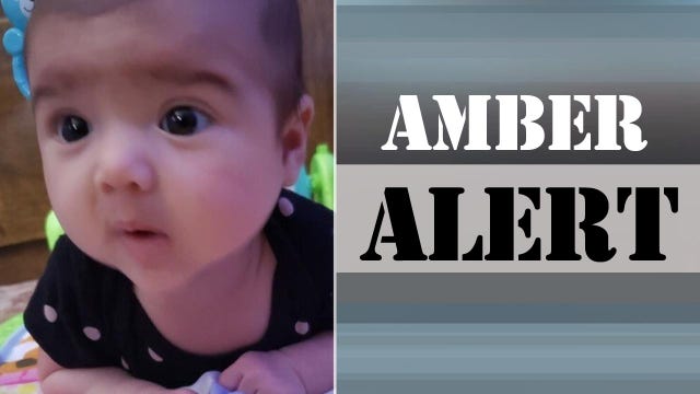 3-month-old girl safe after being abducted in a stolen vehicle in Chesapeake; Amber Alert canceled