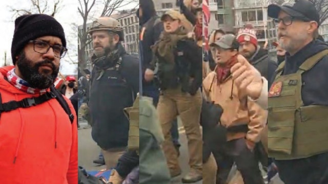 5 people associated with the Proud Boys charged in connection with Capitol riot