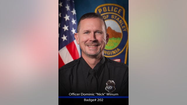 Virginia officer fatally shot during traffic stop