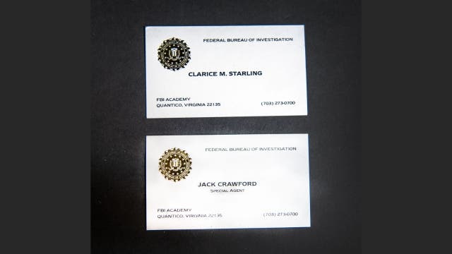 'The Silence of the Lambs' business cards are FBI's Artifact of the Month, marking 30th anniversary of film