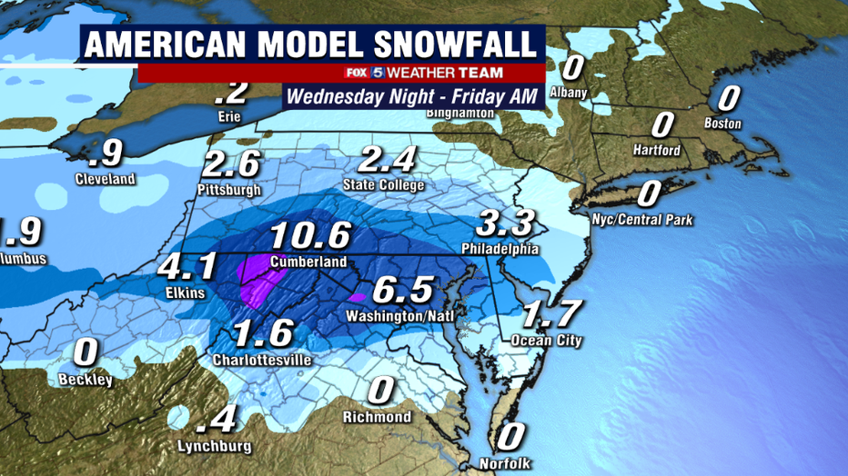 When Will It Snow Two Pronged Winter Storm Takes Aim At Dc Region