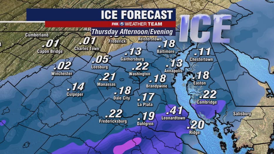 Wintry Mess Of Snow, Sleet And Freezing Rain Hit DC Region Thursday ...