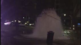 Alexandria water main break floods road, causes delays Wednesday