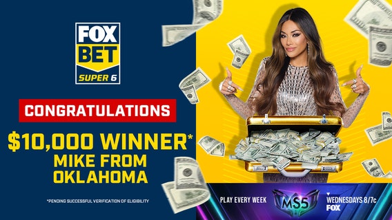 FOX Super 6 winner rises from the ashes of the Phoenix reveal, snags $10,000