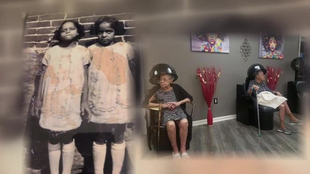 Bowie twins celebrate their 100th birthday