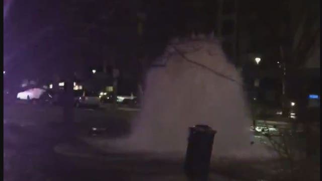 Alexandria water main break floods road, causes delays Wednesday