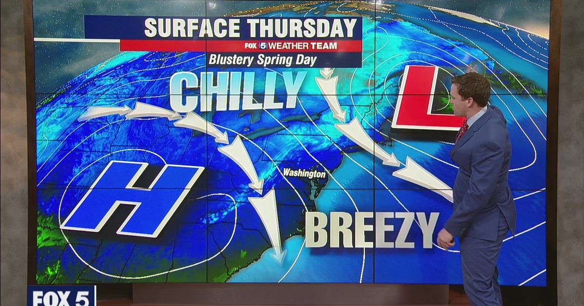 Cool and breezy Thursday with highs in the 50s | FOX 5 DC