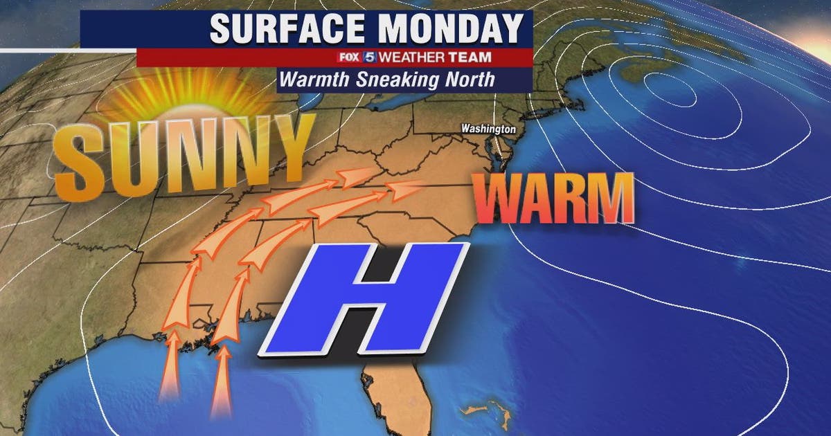Sunny, warm Monday with temperatures in the 70s | FOX 5 DC