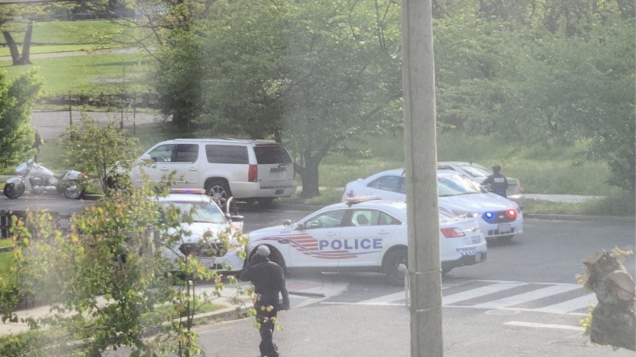 DC cop cars totaled after officers drag race in NE, says commander