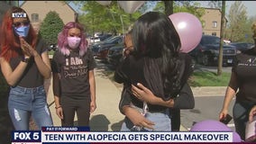 PAY IT FORWARD: Special makeover for tween with alopecia revealed live