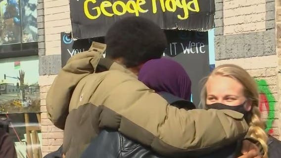 DC residents gather at Black Lives Matter Plaza for Derek Chauvin decision