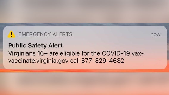 Fairfax County to open new mass vaccination site; Virginia sends COVID-19 vaccine reminder alerts