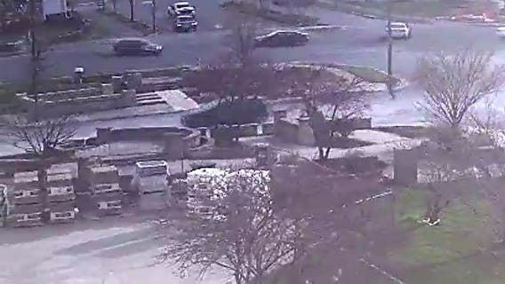 New security footage shows Frederick shooting suspect chasing victim