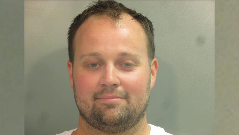 Josh Duggar is pictured in a booking image taken April 29, 2021. (Photo credit: Washington County Sheriff’s Office)