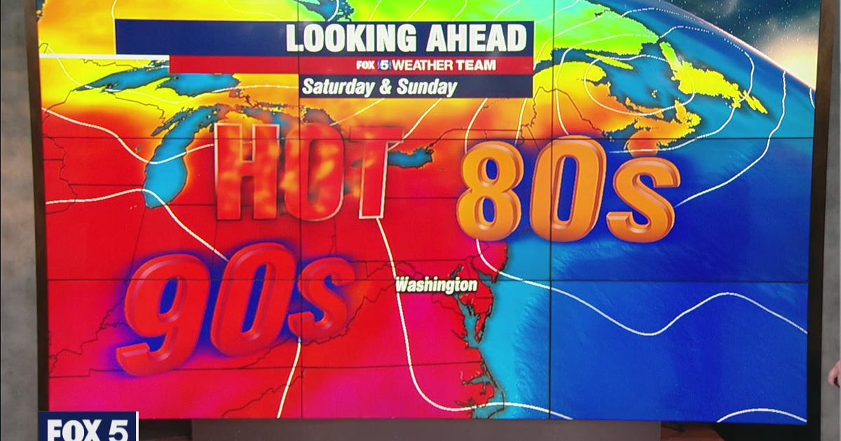 Hot Friday with highs in the 80s; temperatures back in the 90s this ...