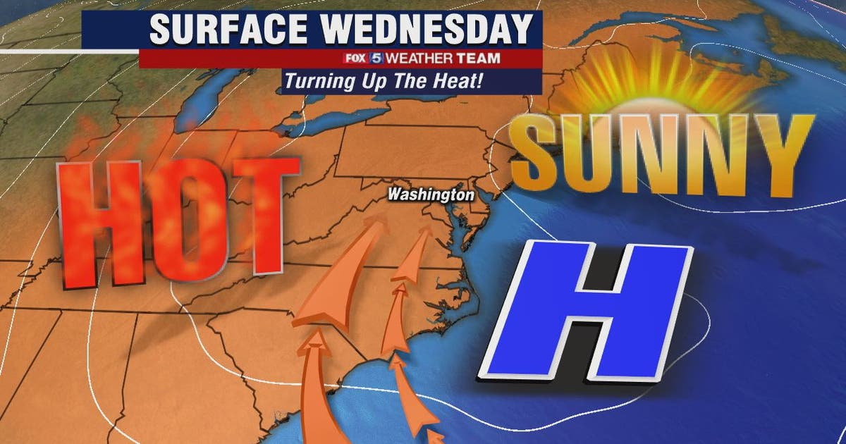 Hot and sunny Wednesday with highs in the upper-80s | FOX 5 DC
