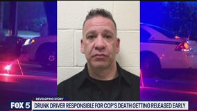 Drunk driver who struck and killed a Montgomery County cop to be released from prison early