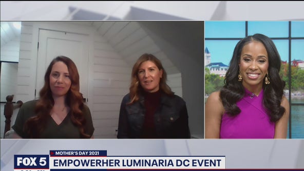 EmpowerHER Luminaria D.C. event at the Lincoln Memorial