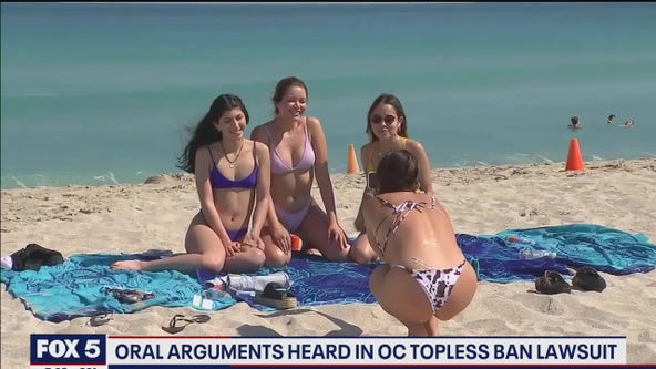 Fight for women to go topless in Ocean City back in court