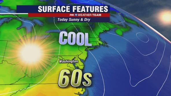 Sunshine with highs in the 60s Thursday; showers return Friday