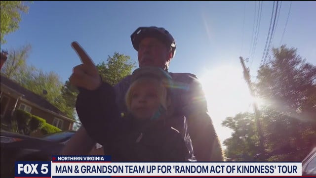 Northern Virginia man turns inheritance into random acts of kindness campaign