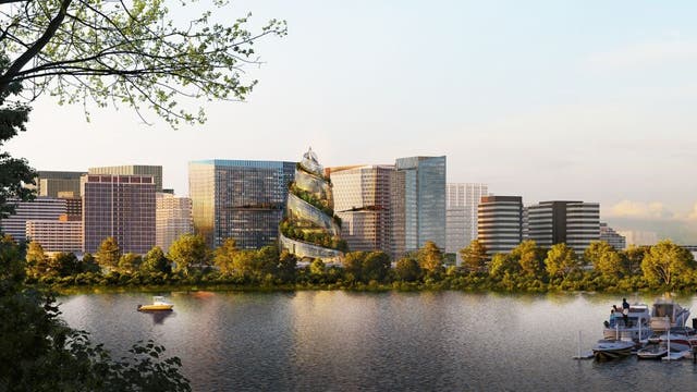 Amazon's HQ2 center piece 'The Helix' exceeds FAA's maximum allowed height, Airports Authority says