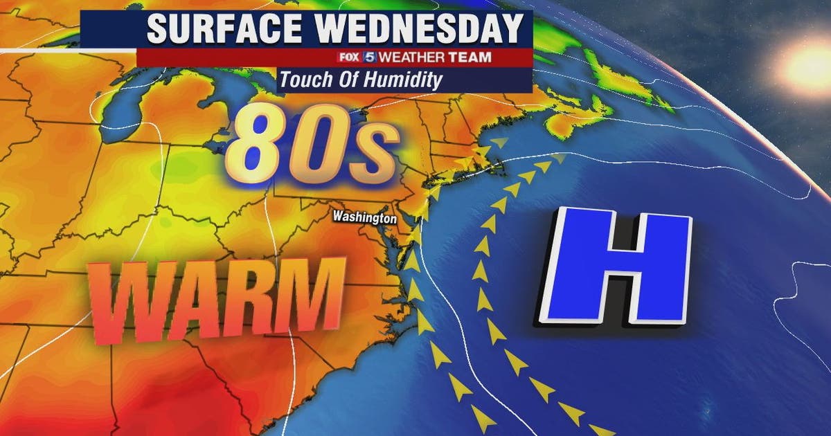 Warm and cloudy Wednesday with highs in the 80s; chance for late day ...