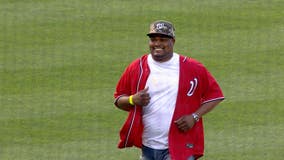 Decorated Capitol police officer throws out first pitch at Nationals game