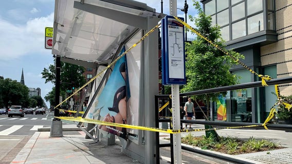 Alleged drunk driver kills man on sidewalk after crashing into DC bus stop, police say