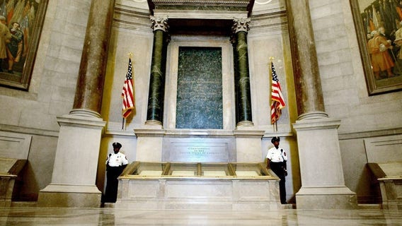 National Archives' racism task force says own Rotunda example of 'structural racism,' knocks Founding Fathers