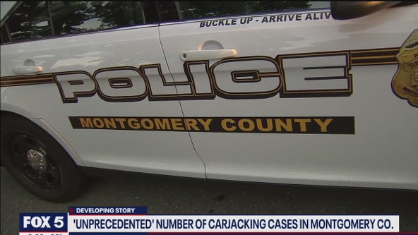 Police say surge in carjackings 'unprecedented' in Montgomery County