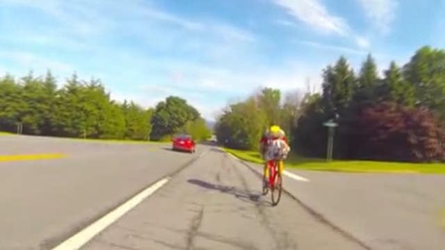 University of Maryland grad riding cross country for a cause