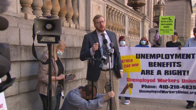 Marylanders still waiting for unemployment benefits are now suing Maryland Governor Larry Hogan