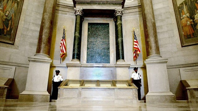 National Archives' racism task force says own Rotunda example of 'structural racism,' knocks Founding Fathers