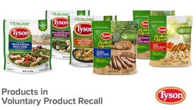 Tyson recalls ready-to-eat chicken products due to possible Listeria contamination