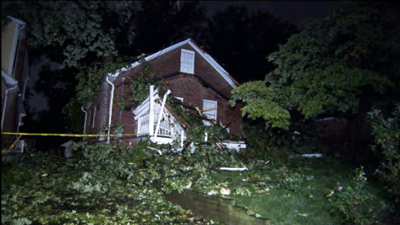 Strong storms cause major damage across DMV