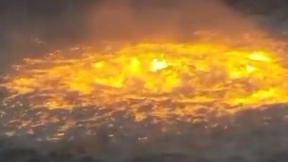 Fire burns in Gulf of Mexico after pipeline leak