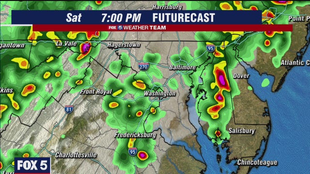 Heat advisory in effect for Saturday with temps in the mid-90s