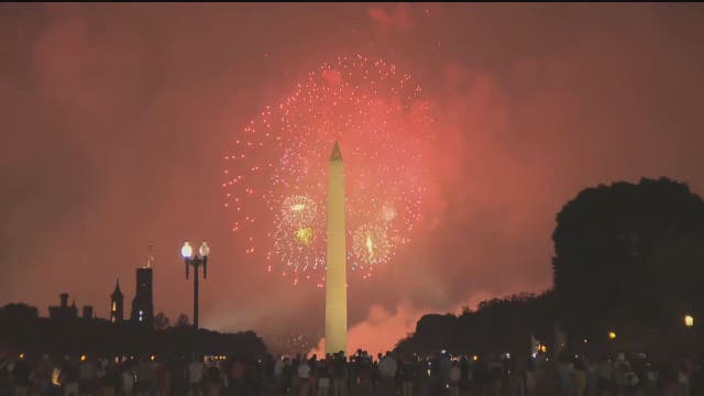 Fireworks over DC for Fourth of July celebrations as fight against COVID-19 continues
