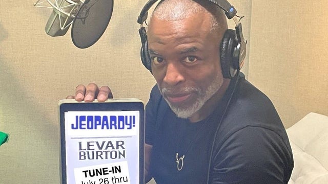 LeVar Burton begins fan-inspired 'Jeopardy!' run as the show looks to pick a permanent Alex Trebek replacement