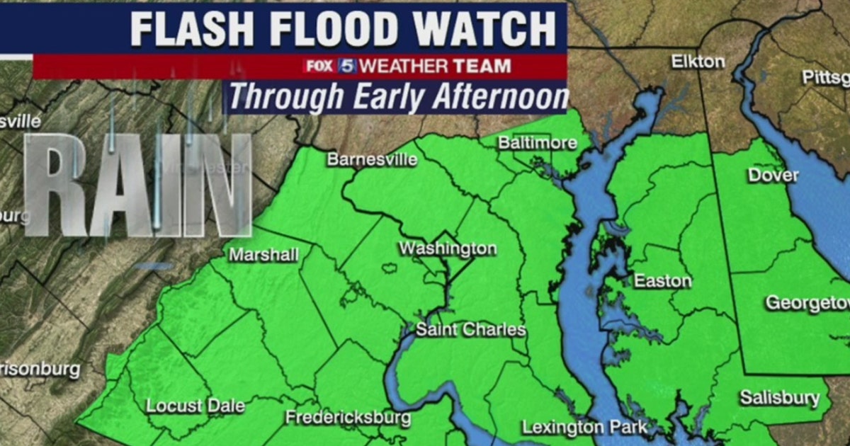 Flash Flood Warning vs Flash Flood Watch: What you need to know | FOX 5 DC