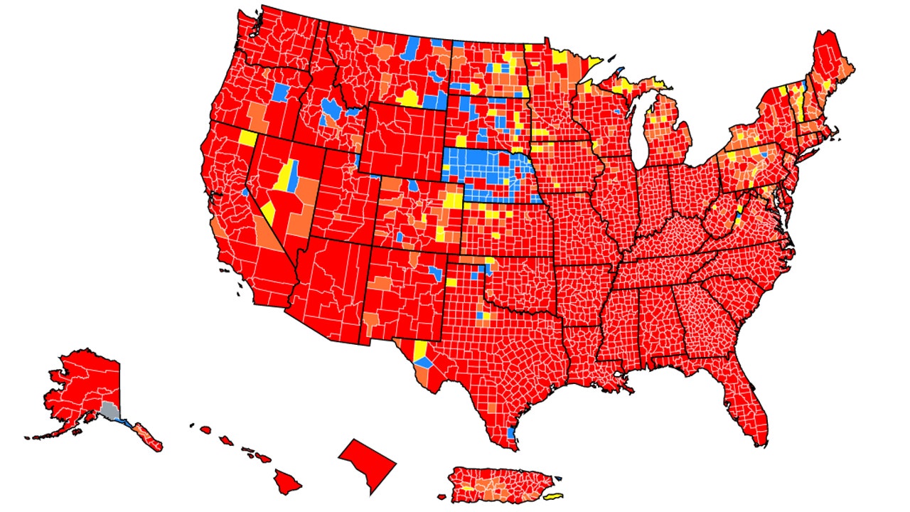 CDC COVID-19 Map Shows Most Of US Under High Community Transmission ...